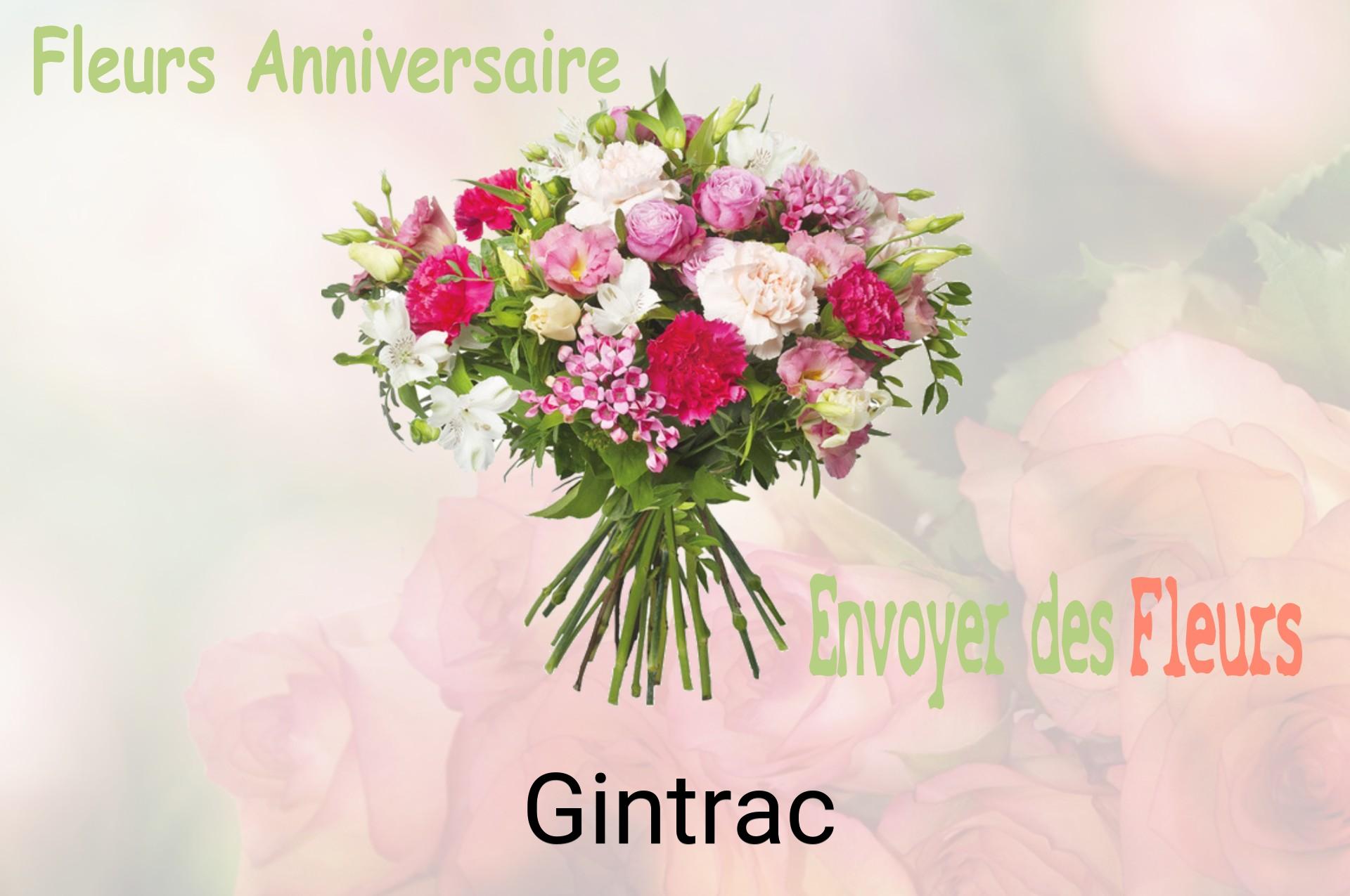Bouquet de fleurs d’anniversaire livré à Gintrac