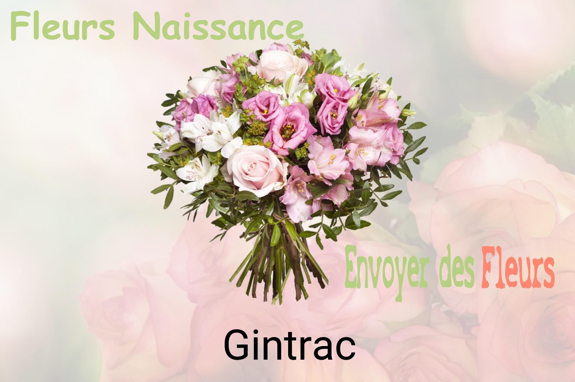 Bouquet de fleurs de naissance livré à Gintrac